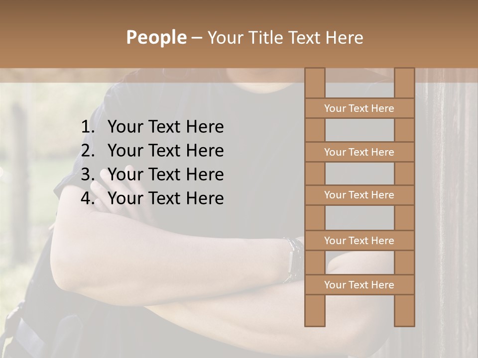 A Shot Of A Happy Asian Student Carrying A Backpack PowerPoint Template