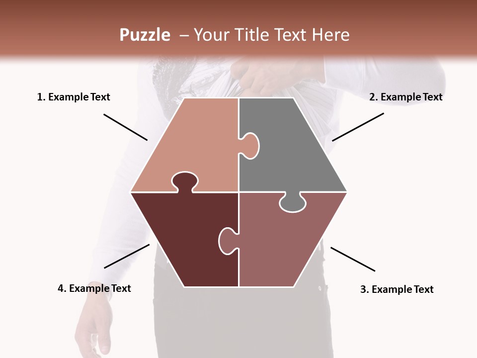 Muscular Young Man Standing In Black Jeans And Removing A White Long Sleeve T-Shirt PowerPoint Template