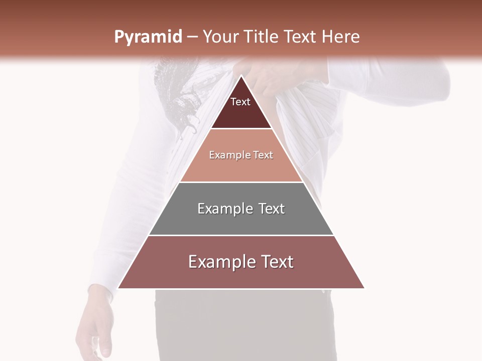 Muscular Young Man Standing In Black Jeans And Removing A White Long Sleeve T-Shirt PowerPoint Template