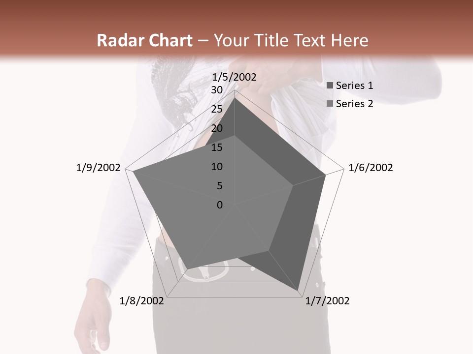 Muscular Young Man Standing In Black Jeans And Removing A White Long Sleeve T-Shirt PowerPoint Template