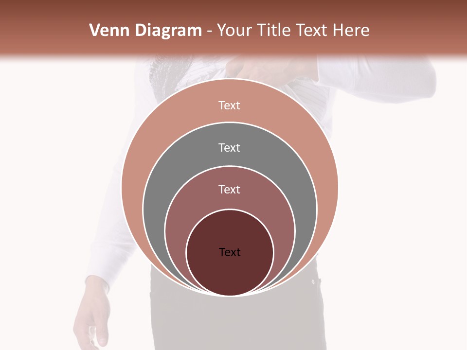 Muscular Young Man Standing In Black Jeans And Removing A White Long Sleeve T-Shirt PowerPoint Template