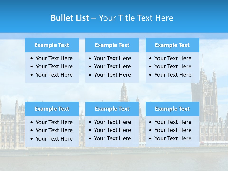 Houses Of Parliament - England - United Kingdom PowerPoint Template