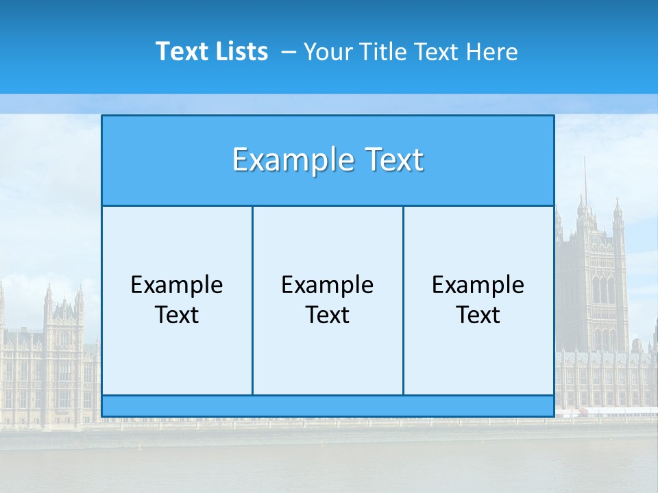 Houses Of Parliament - England - United Kingdom PowerPoint Template