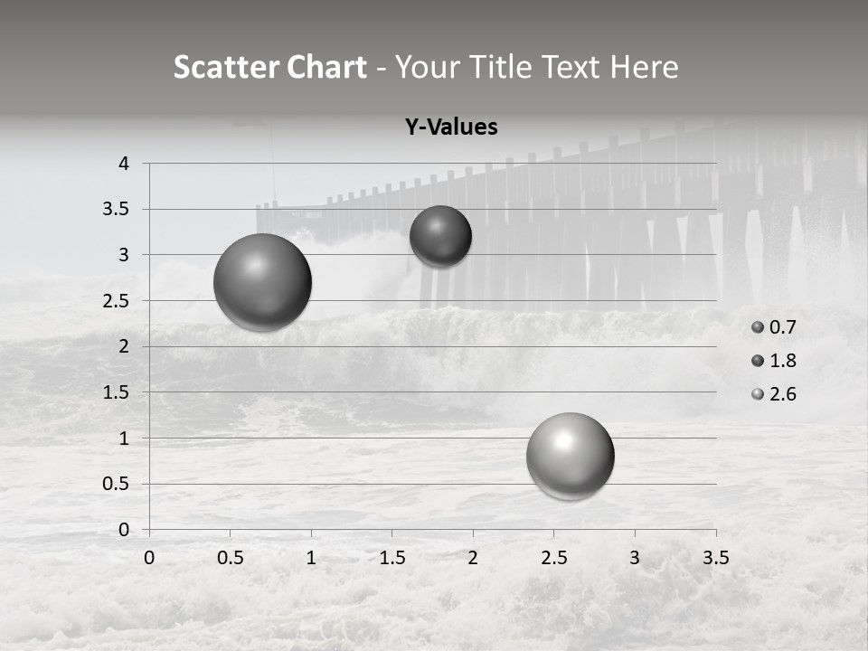 Photo Taken Amid Sea Spray And Crashing Waves As Hurricane Ike's Outer Bands Impact The Florida Coast, September 2008. Almost Ruined My Camera Taking This Series. PowerPoint Template