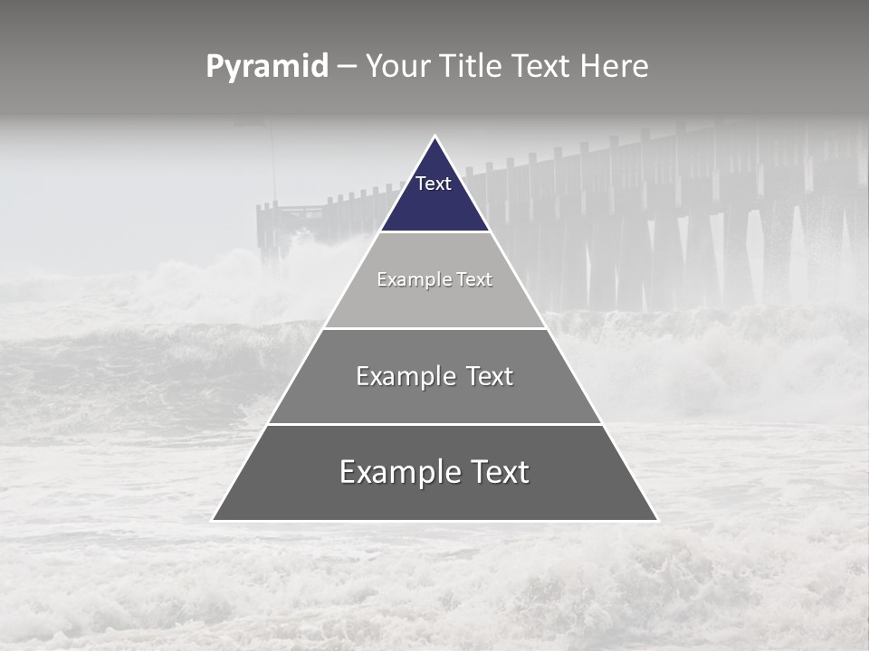 Photo Taken Amid Sea Spray And Crashing Waves As Hurricane Ike's Outer Bands Impact The Florida Coast, September 2008. Almost Ruined My Camera Taking This Series. PowerPoint Template
