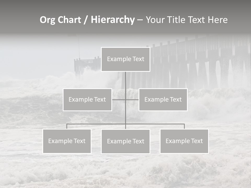 Photo Taken Amid Sea Spray And Crashing Waves As Hurricane Ike's Outer Bands Impact The Florida Coast, September 2008. Almost Ruined My Camera Taking This Series. PowerPoint Template