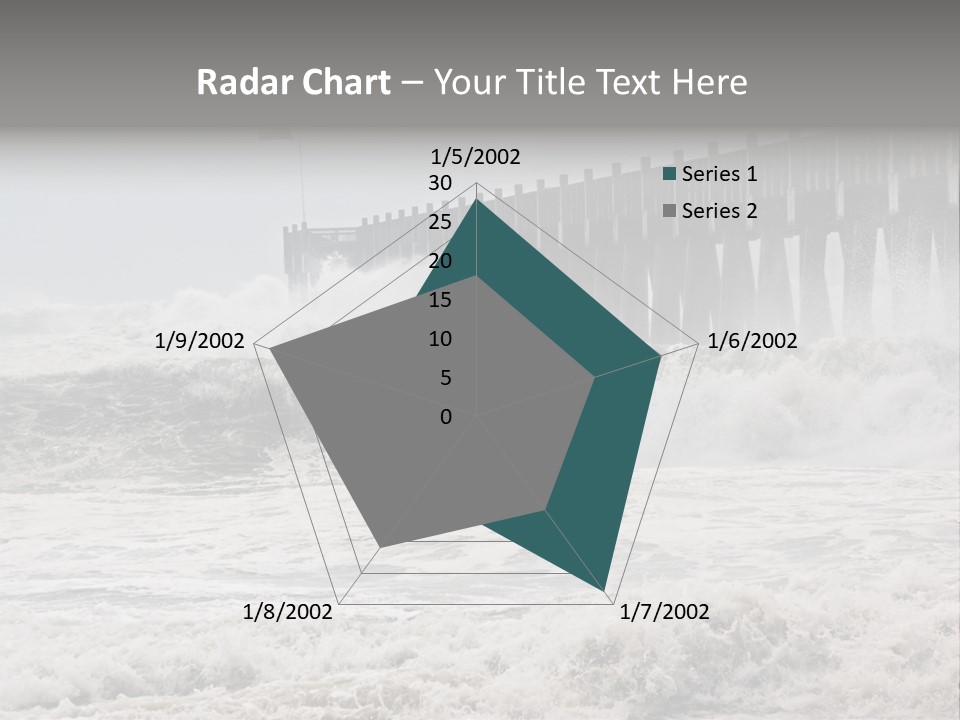 Photo Taken Amid Sea Spray And Crashing Waves As Hurricane Ike's Outer Bands Impact The Florida Coast, September 2008. Almost Ruined My Camera Taking This Series. PowerPoint Template