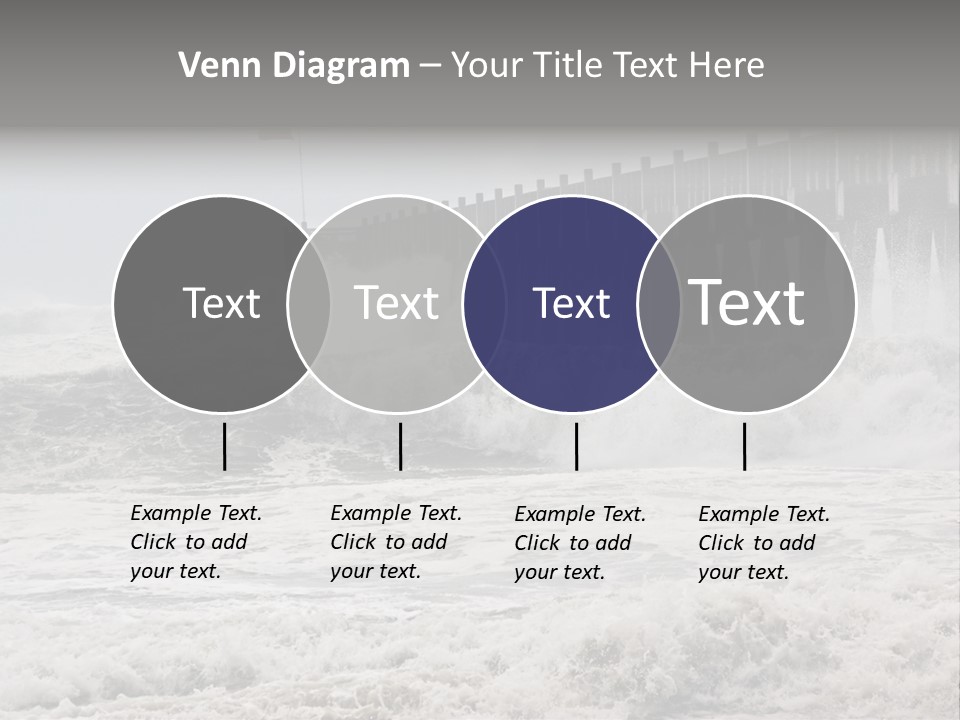 Photo Taken Amid Sea Spray And Crashing Waves As Hurricane Ike's Outer Bands Impact The Florida Coast, September 2008. Almost Ruined My Camera Taking This Series. PowerPoint Template