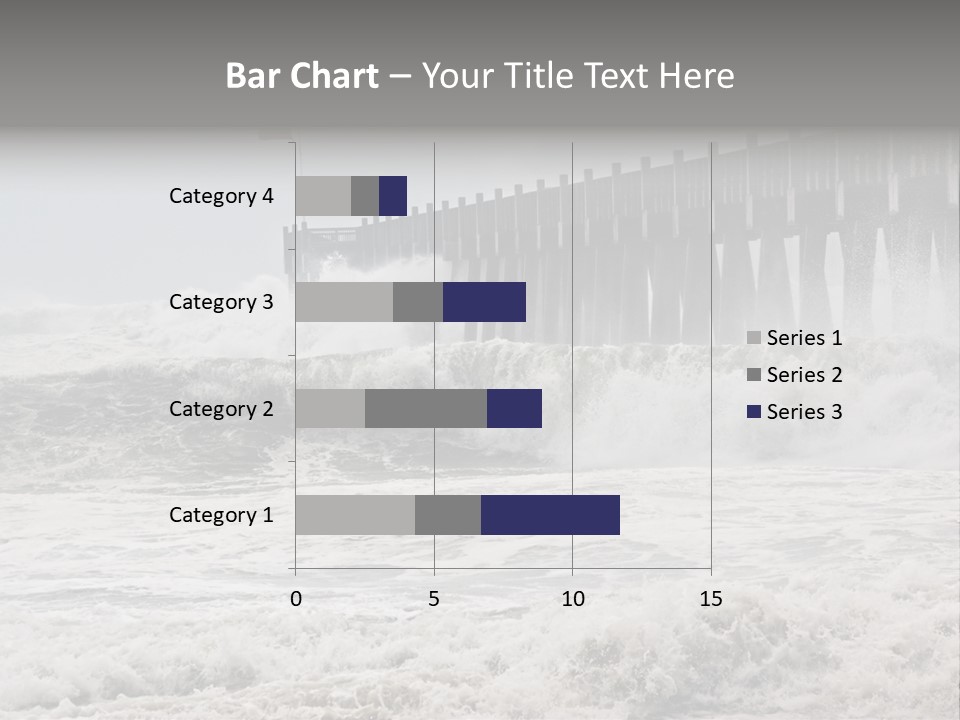 Photo Taken Amid Sea Spray And Crashing Waves As Hurricane Ike's Outer Bands Impact The Florida Coast, September 2008. Almost Ruined My Camera Taking This Series. PowerPoint Template