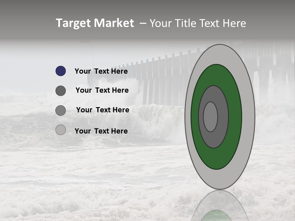 Photo Taken Amid Sea Spray And Crashing Waves As Hurricane Ike's Outer Bands Impact The Florida Coast, September 2008. Almost Ruined My Camera Taking This Series. PowerPoint Template