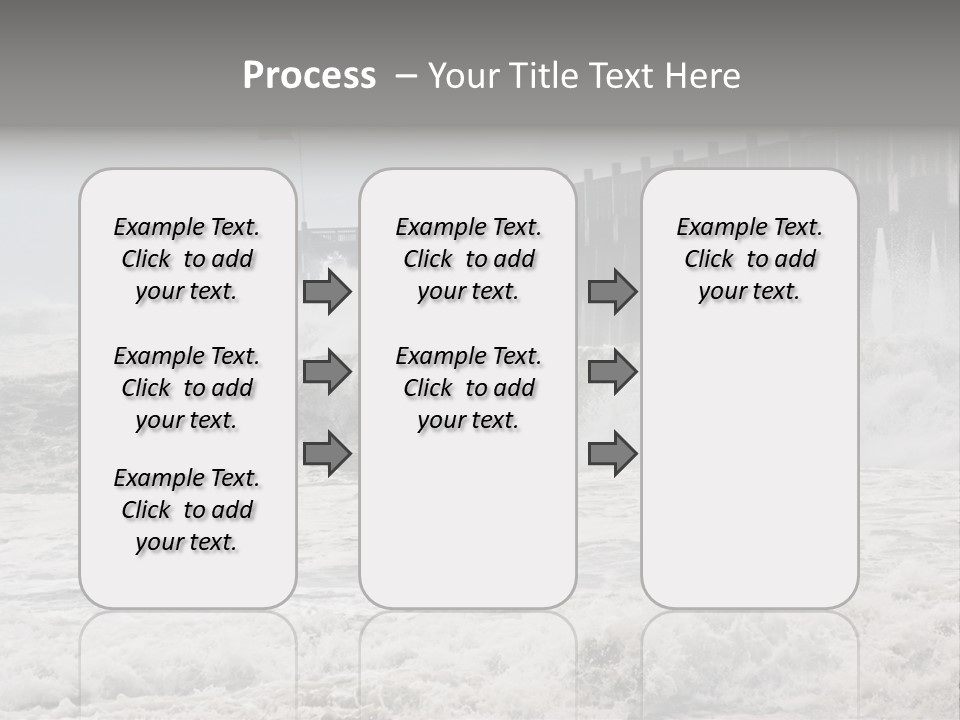 Photo Taken Amid Sea Spray And Crashing Waves As Hurricane Ike's Outer Bands Impact The Florida Coast, September 2008. Almost Ruined My Camera Taking This Series. PowerPoint Template