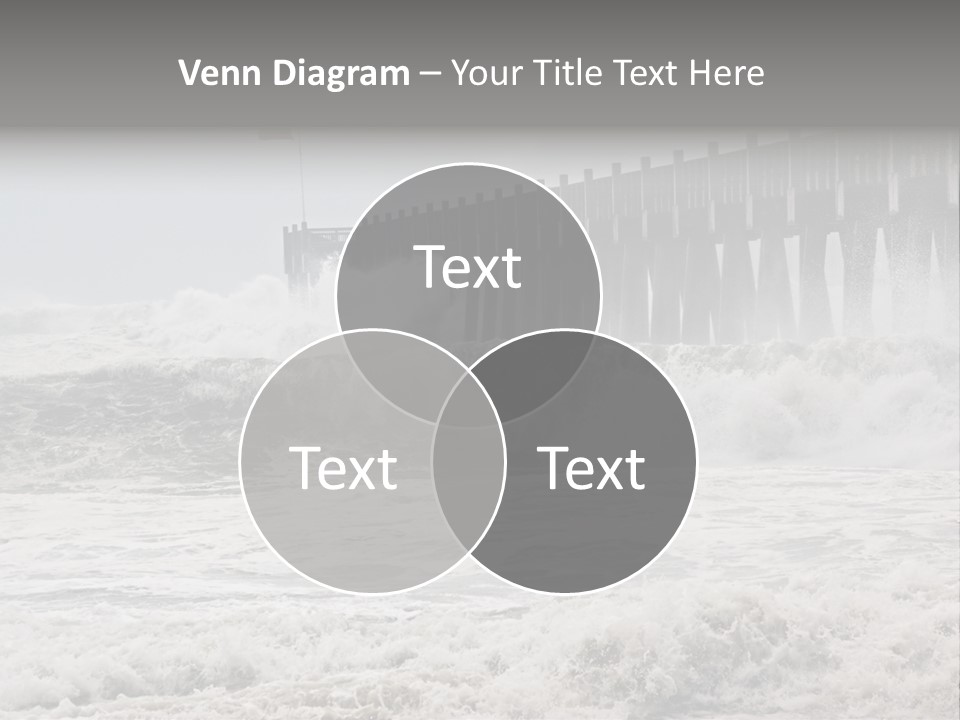 Photo Taken Amid Sea Spray And Crashing Waves As Hurricane Ike's Outer Bands Impact The Florida Coast, September 2008. Almost Ruined My Camera Taking This Series. PowerPoint Template