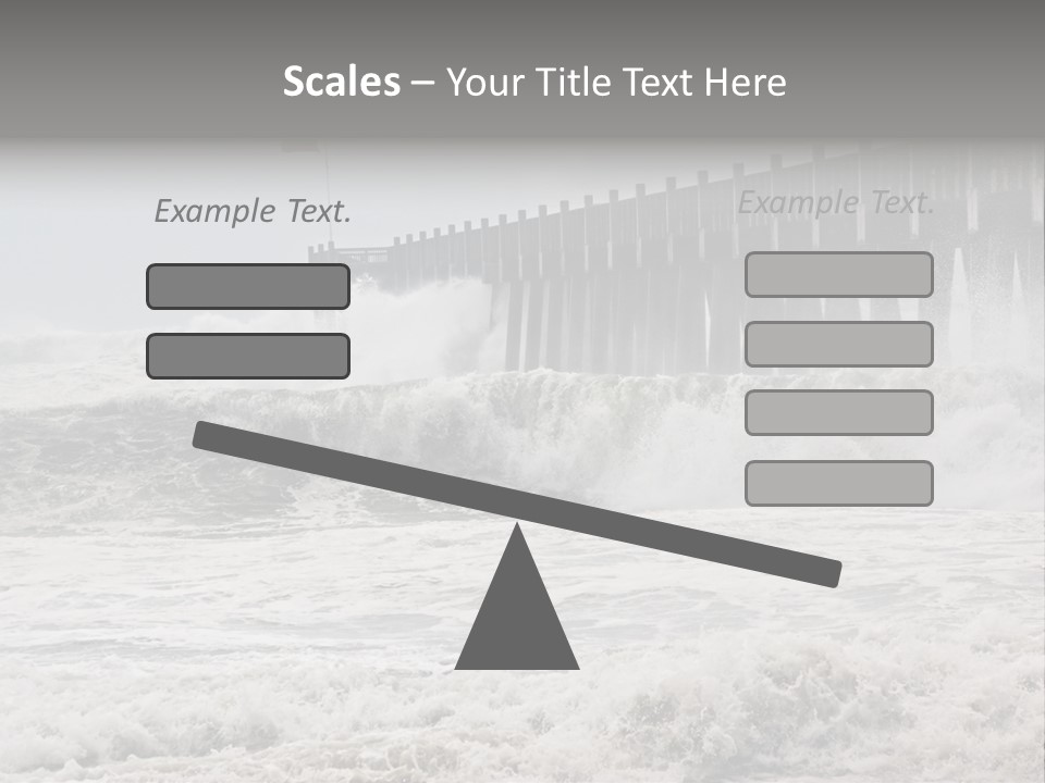 Photo Taken Amid Sea Spray And Crashing Waves As Hurricane Ike's Outer Bands Impact The Florida Coast, September 2008. Almost Ruined My Camera Taking This Series. PowerPoint Template