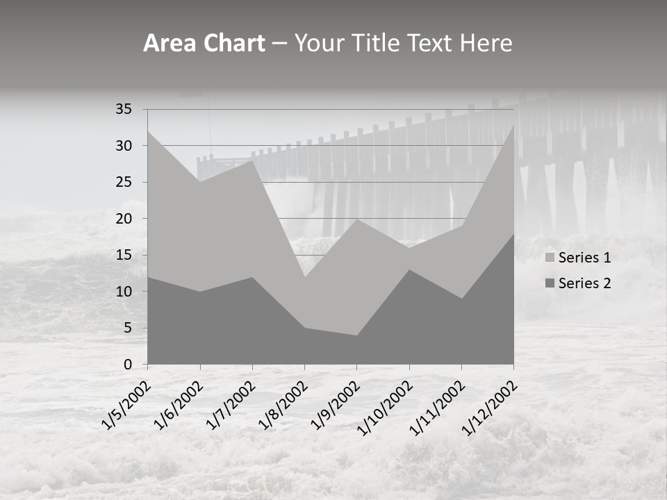 Photo Taken Amid Sea Spray And Crashing Waves As Hurricane Ike's Outer Bands Impact The Florida Coast, September 2008. Almost Ruined My Camera Taking This Series. PowerPoint Template