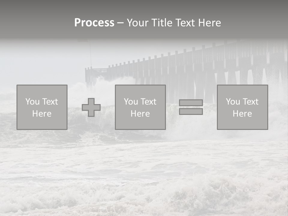 Photo Taken Amid Sea Spray And Crashing Waves As Hurricane Ike's Outer Bands Impact The Florida Coast, September 2008. Almost Ruined My Camera Taking This Series. PowerPoint Template