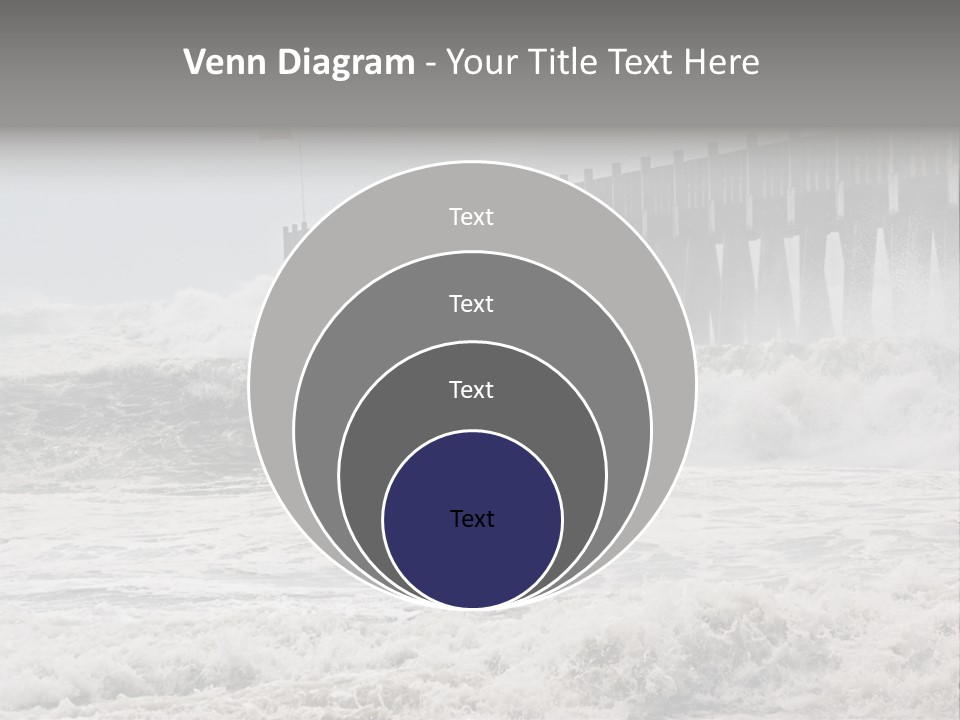 Photo Taken Amid Sea Spray And Crashing Waves As Hurricane Ike's Outer Bands Impact The Florida Coast, September 2008. Almost Ruined My Camera Taking This Series. PowerPoint Template