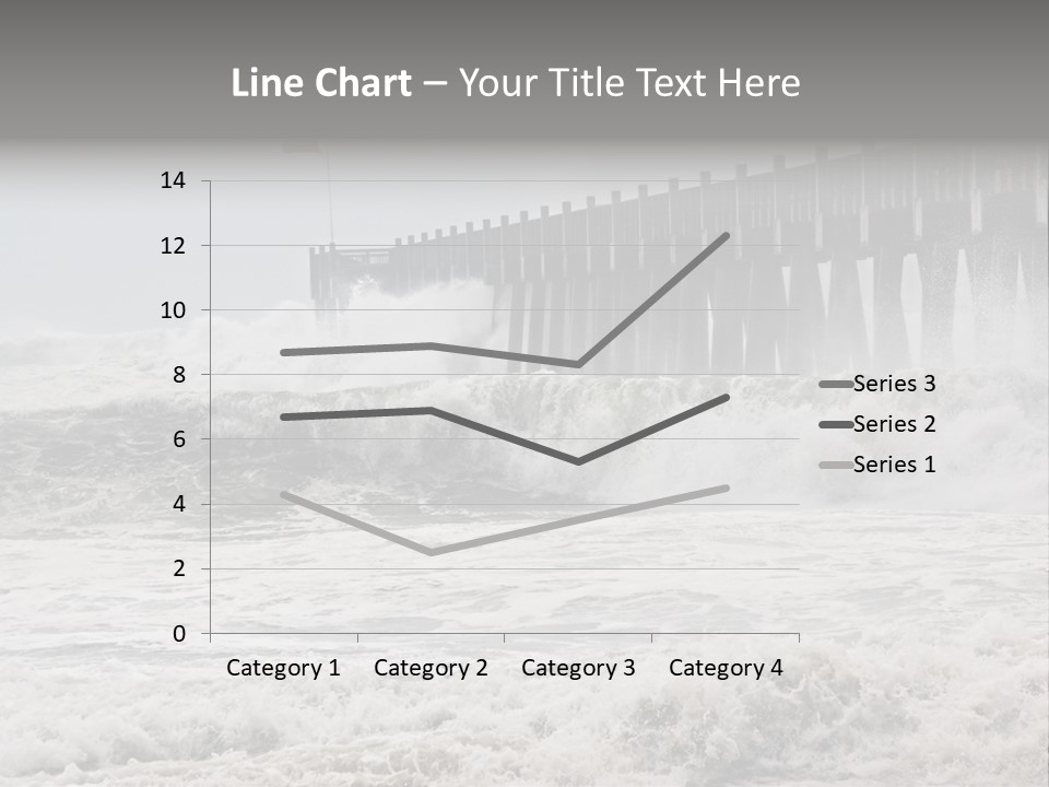 Photo Taken Amid Sea Spray And Crashing Waves As Hurricane Ike's Outer Bands Impact The Florida Coast, September 2008. Almost Ruined My Camera Taking This Series. PowerPoint Template