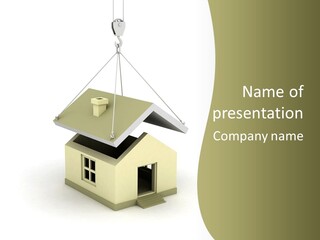 Building Of House PowerPoint Template