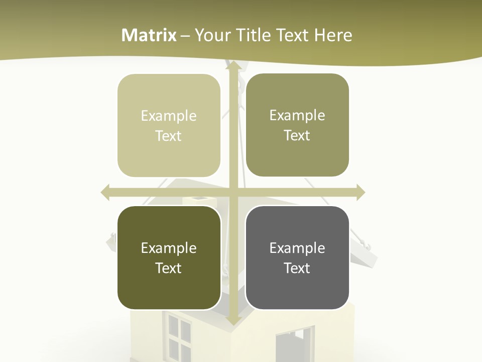 Building Of House PowerPoint Template