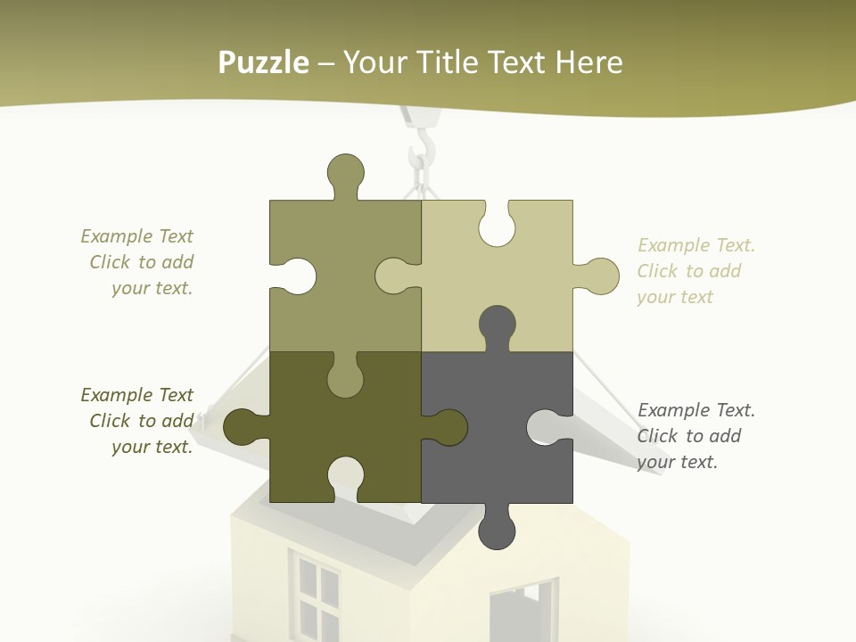 Building Of House PowerPoint Template