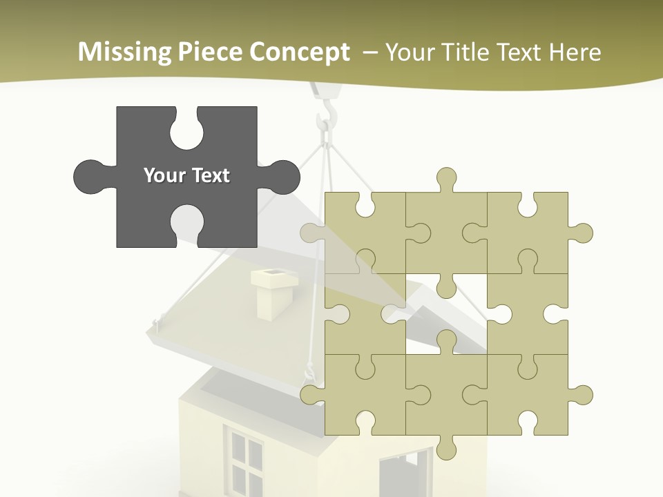 Building Of House PowerPoint Template