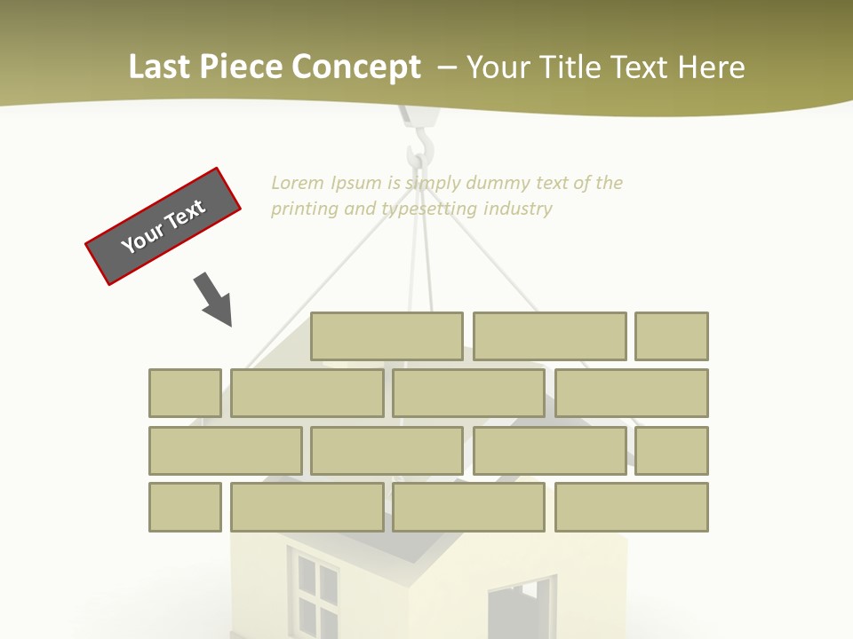 Building Of House PowerPoint Template