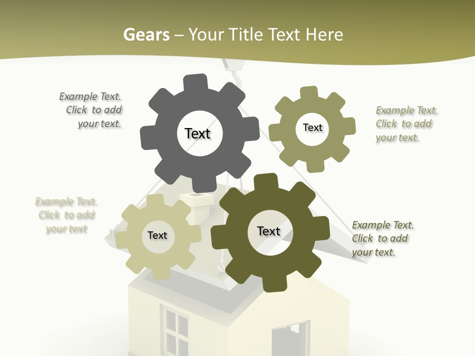 Building Of House PowerPoint Template