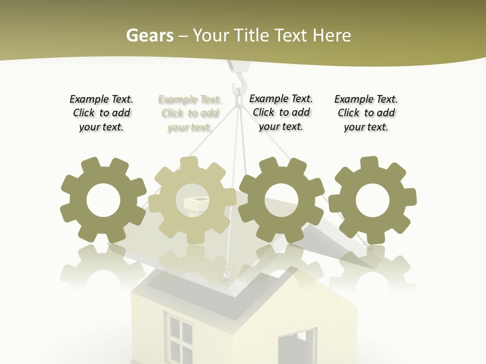 Building Of House PowerPoint Template