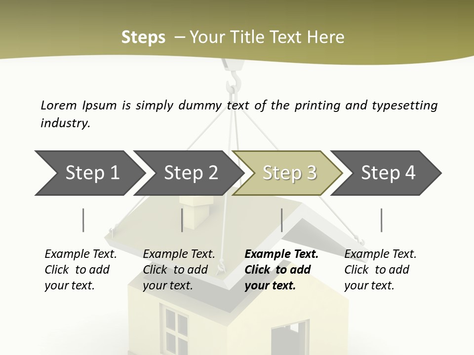 Building Of House PowerPoint Template