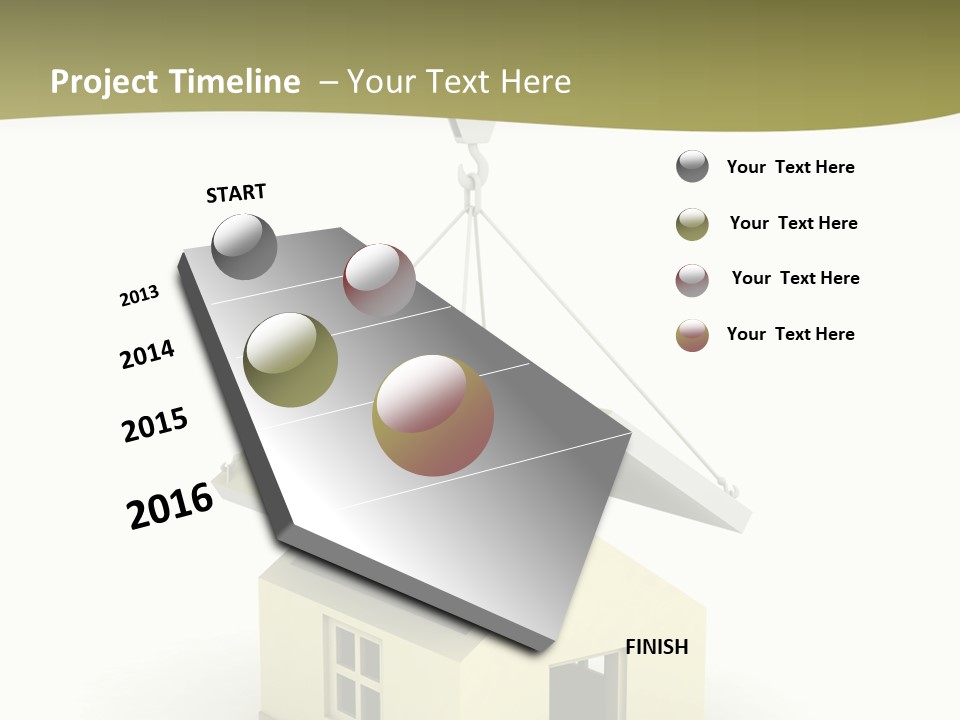 Building Of House PowerPoint Template