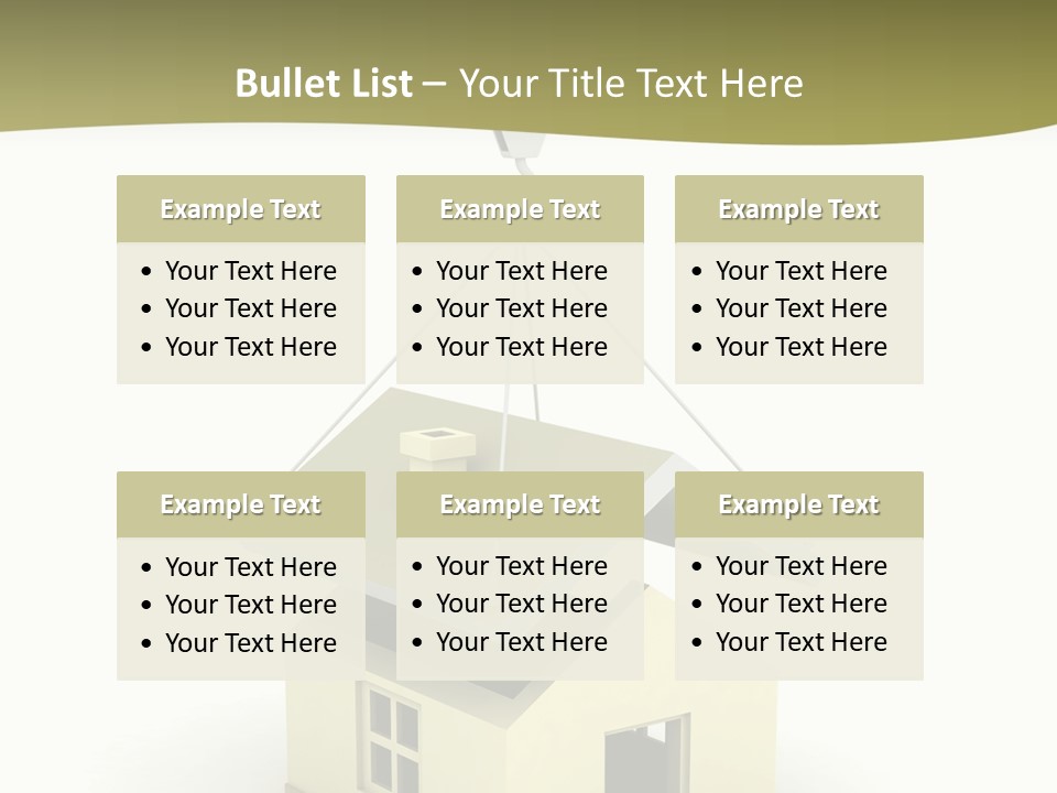 Building Of House PowerPoint Template