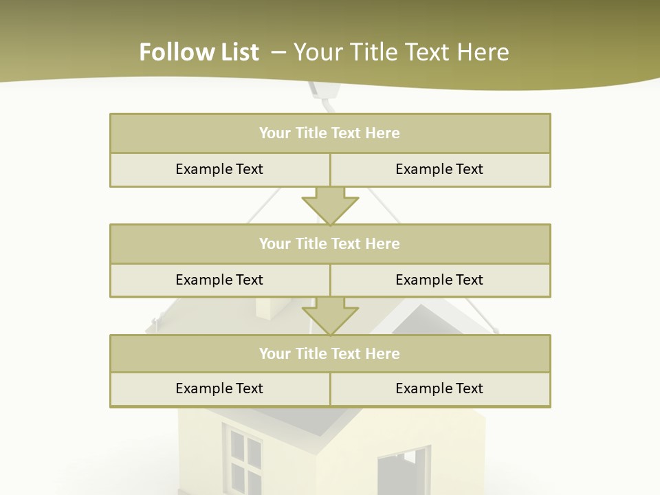 Building Of House PowerPoint Template