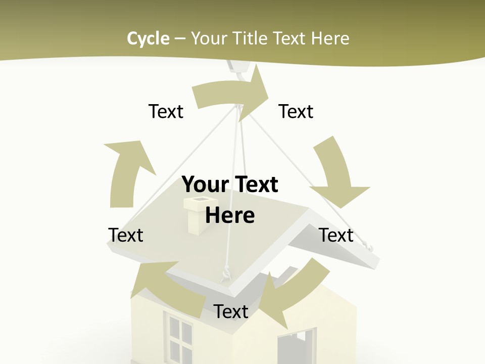Building Of House PowerPoint Template