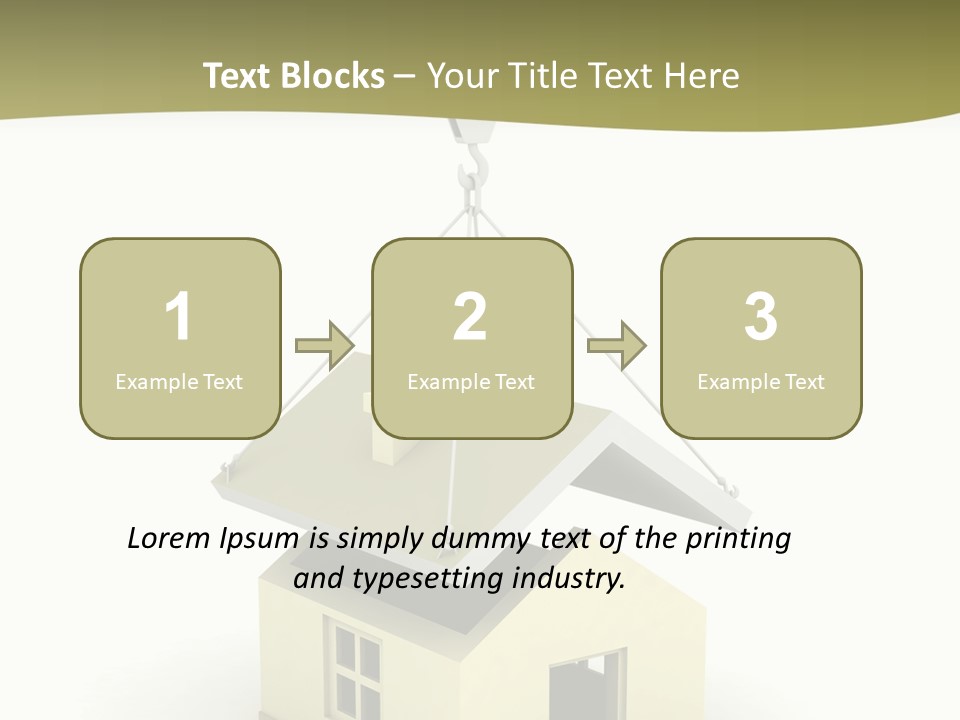 Building Of House PowerPoint Template