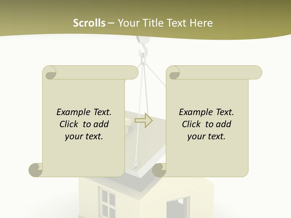 Building Of House PowerPoint Template