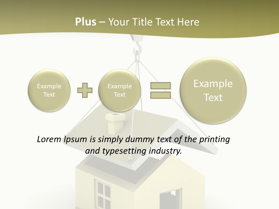 Building Of House PowerPoint Template