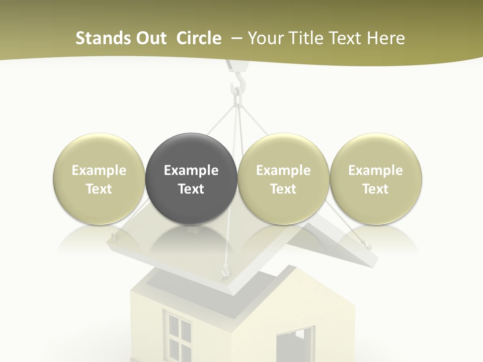 Building Of House PowerPoint Template