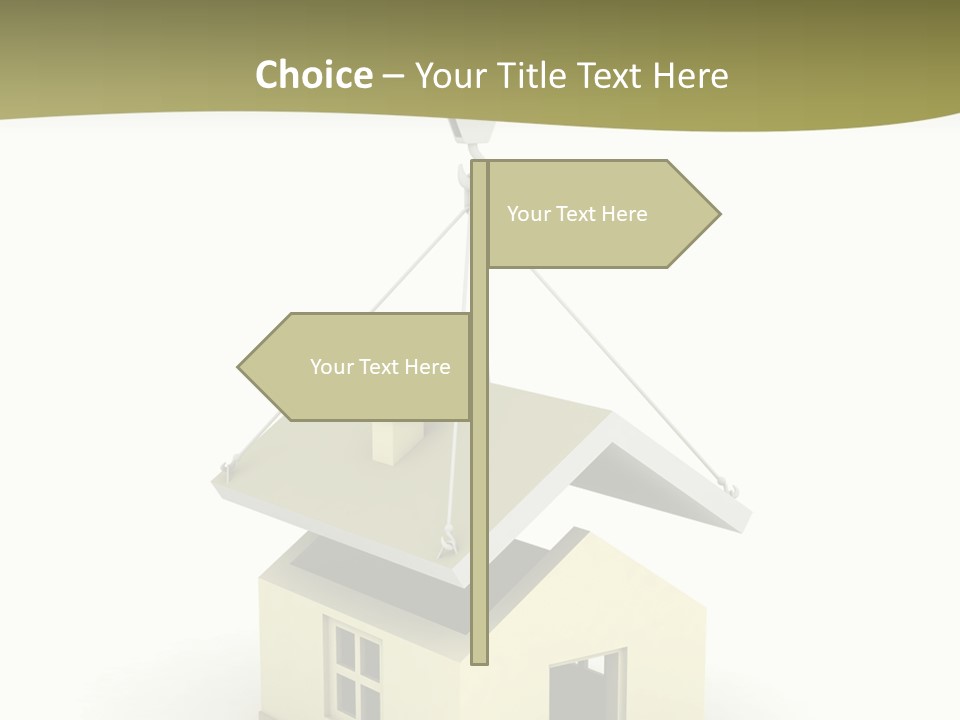 Building Of House PowerPoint Template