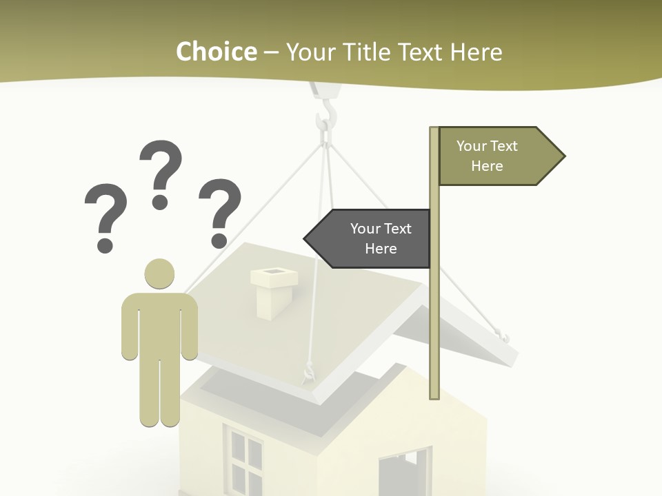 Building Of House PowerPoint Template