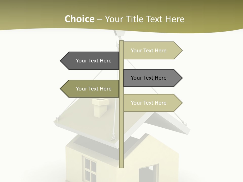 Building Of House PowerPoint Template