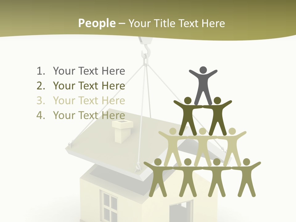 Building Of House PowerPoint Template
