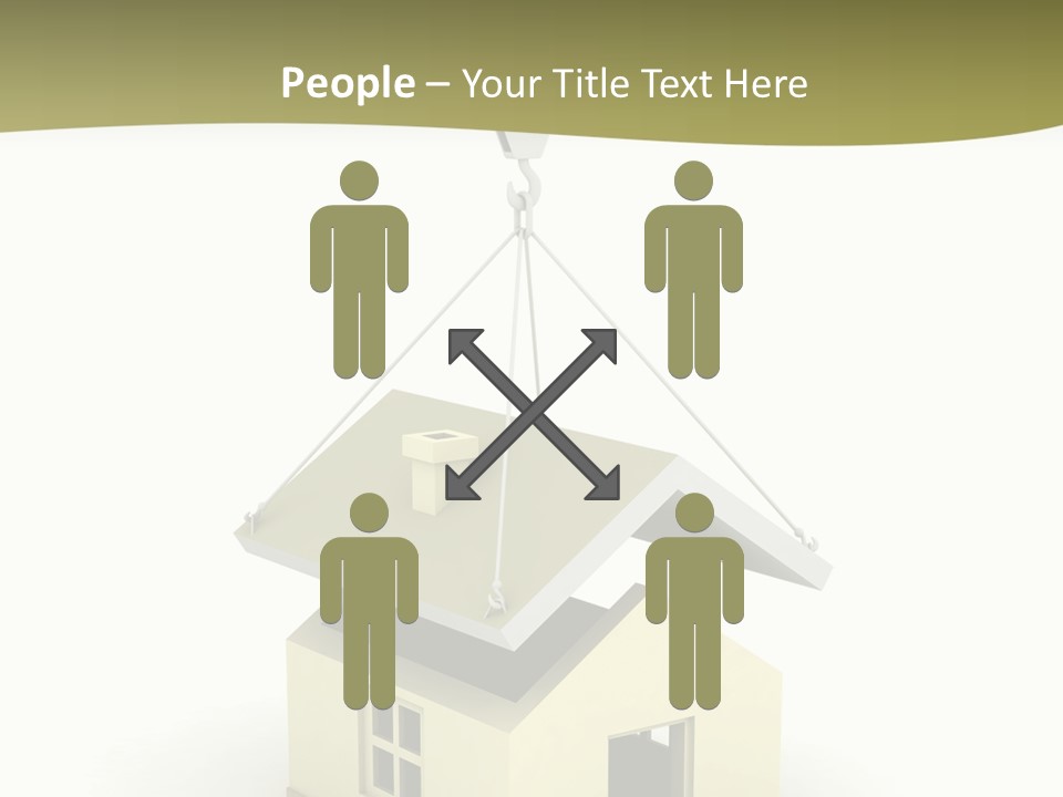 Building Of House PowerPoint Template