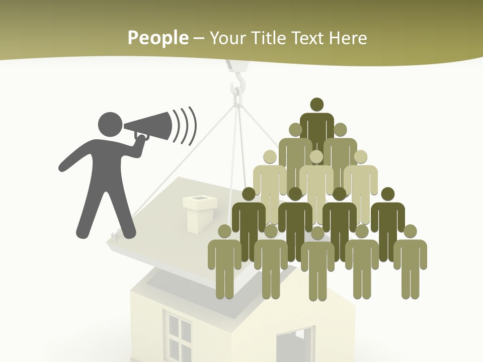 Building Of House PowerPoint Template