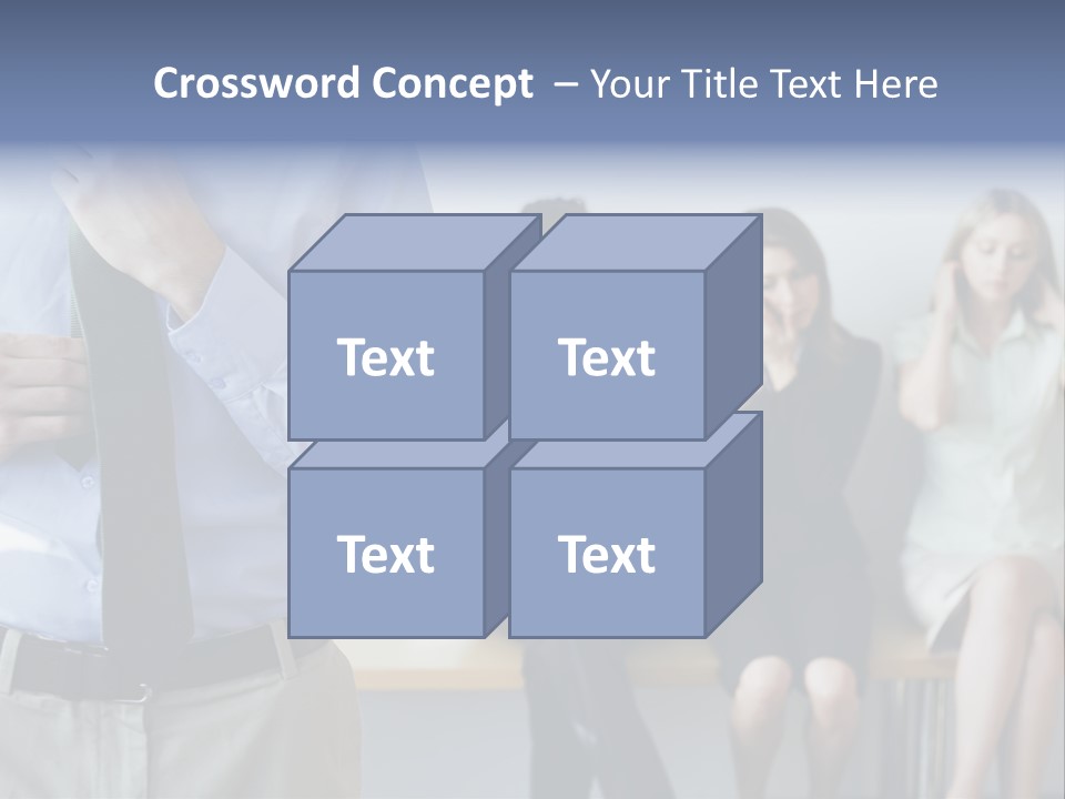 Professionals Preparing For Job Interview PowerPoint Template