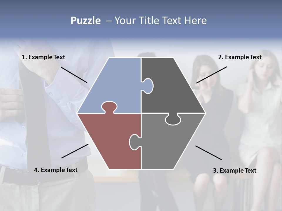 Professionals Preparing For Job Interview PowerPoint Template