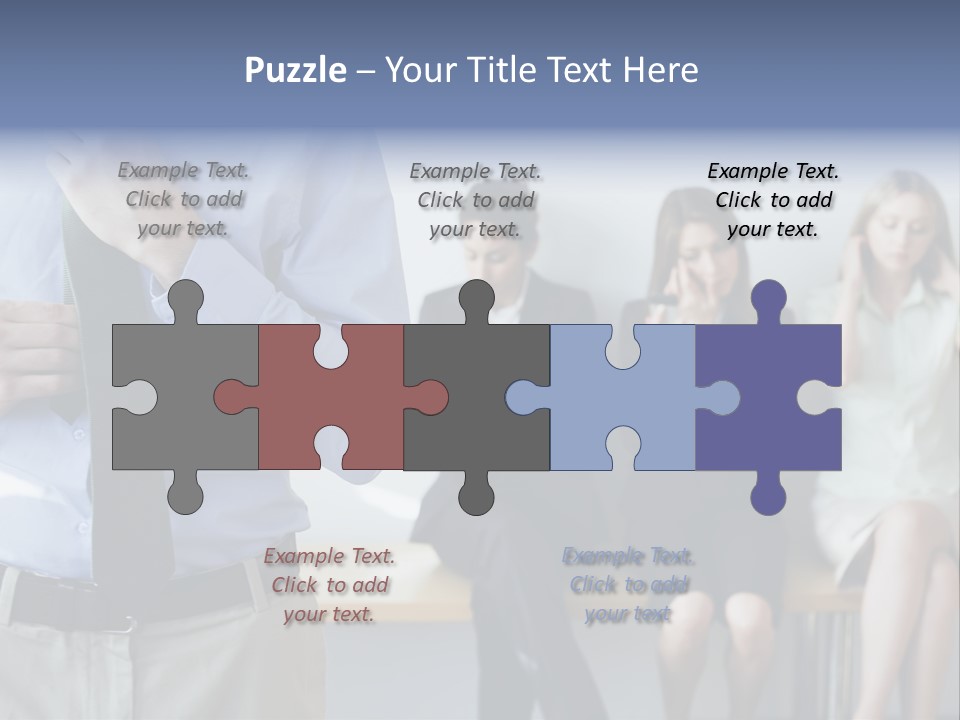 Professionals Preparing For Job Interview PowerPoint Template