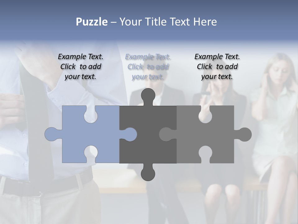 Professionals Preparing For Job Interview PowerPoint Template