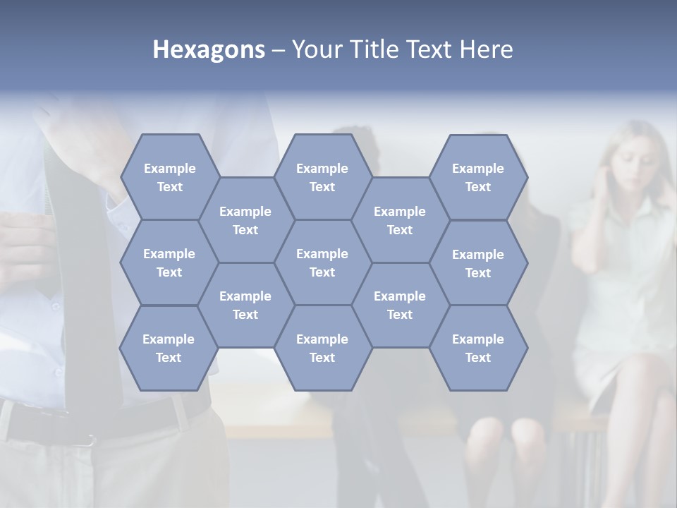 Professionals Preparing For Job Interview PowerPoint Template