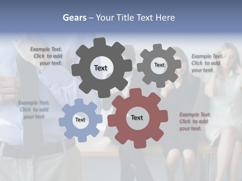 Professionals Preparing For Job Interview PowerPoint Template