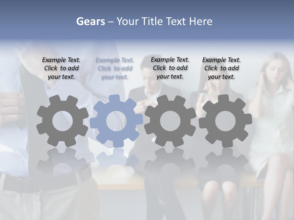 Professionals Preparing For Job Interview PowerPoint Template